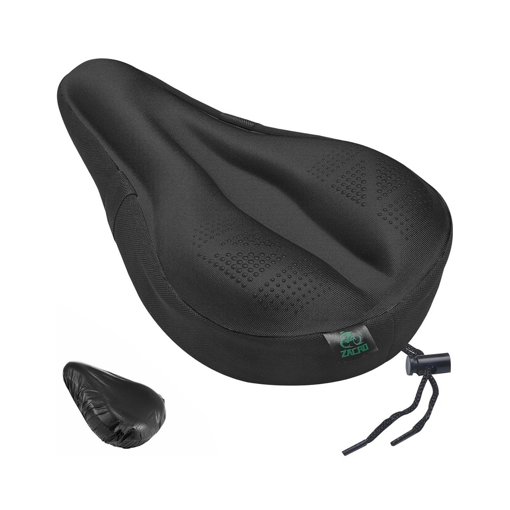Zacro Gel Bike Seat Cushion Padded Saddle Cover for Peloton Spin Stationary Bike